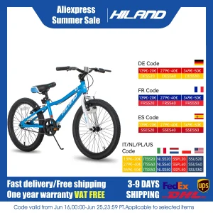20 Inch Kids Mountain Bike for Boys, Girls,