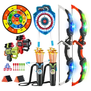 Night-Light Bow Arrow Guns Toy For Kids Archery