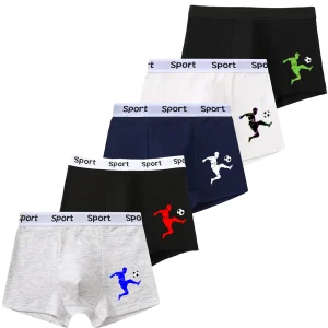 5 pieces mixed boys underwear 8-14 years old