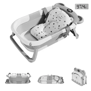 Portable Travel Bathtub, Collapsible Baby Bathtub,